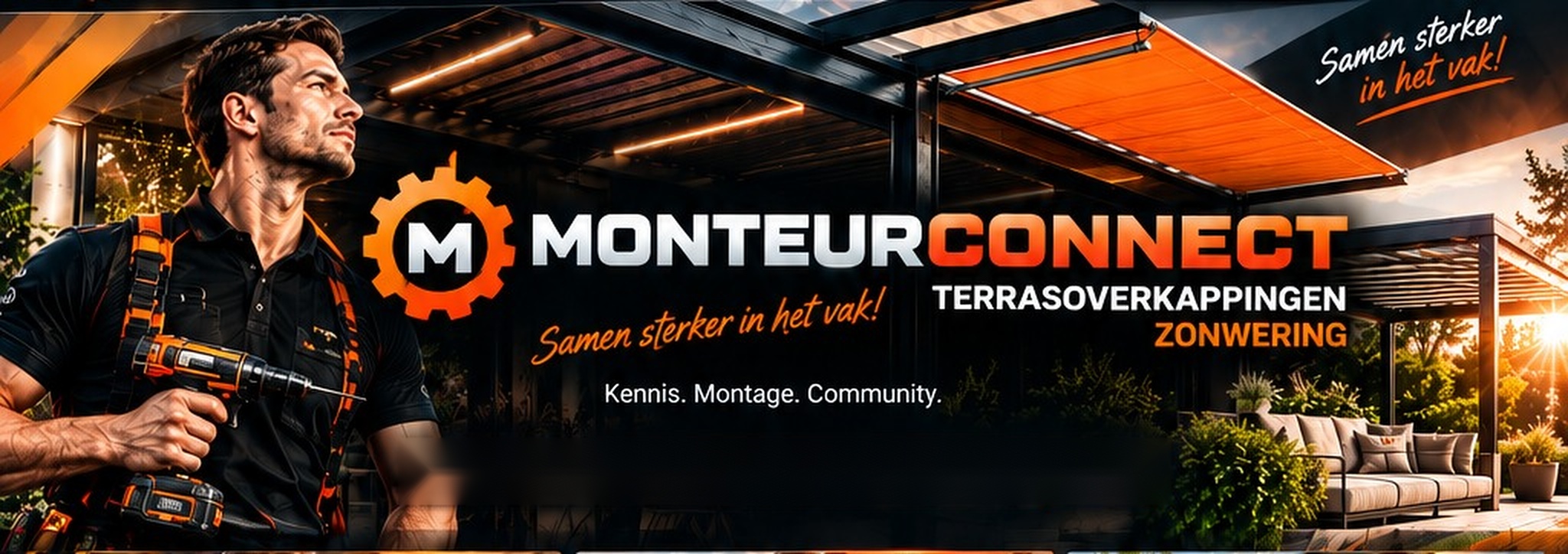 MonteurConnect – zonwering en terrasoverkappingen